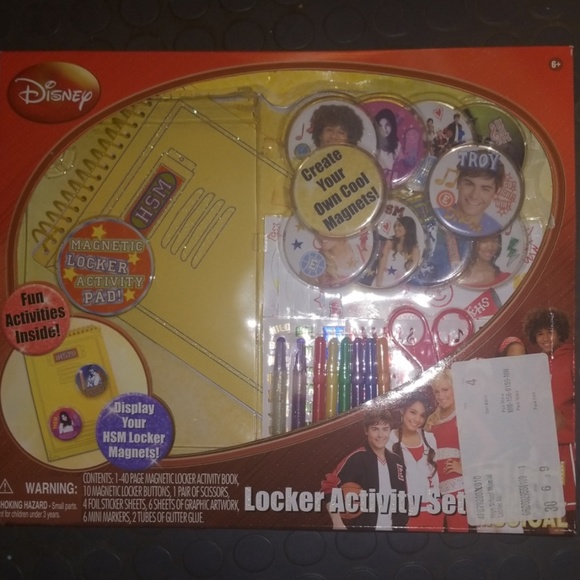DISNEY HIGH SCHOOL MUSICAL LOCKER ACTIVITY SET NEW - Picture 8 of 8